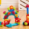 6 Lat+|3 Lata + | B.Toys Jungle Adventures - klocki jeżyki w tubie - zestaw DŻUNGLA, 54 elementy