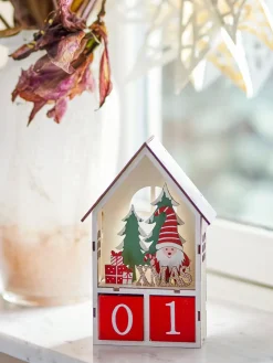Dekoracje Dziecięce | Bloomingville Mini Kalendarz z przekładanymi numerkami Edmund - Red
