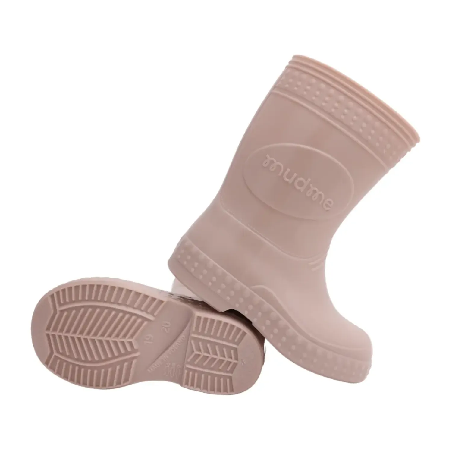 Uwaga Na Kałuże | Mudme Kalosze dziecięce - sand beige