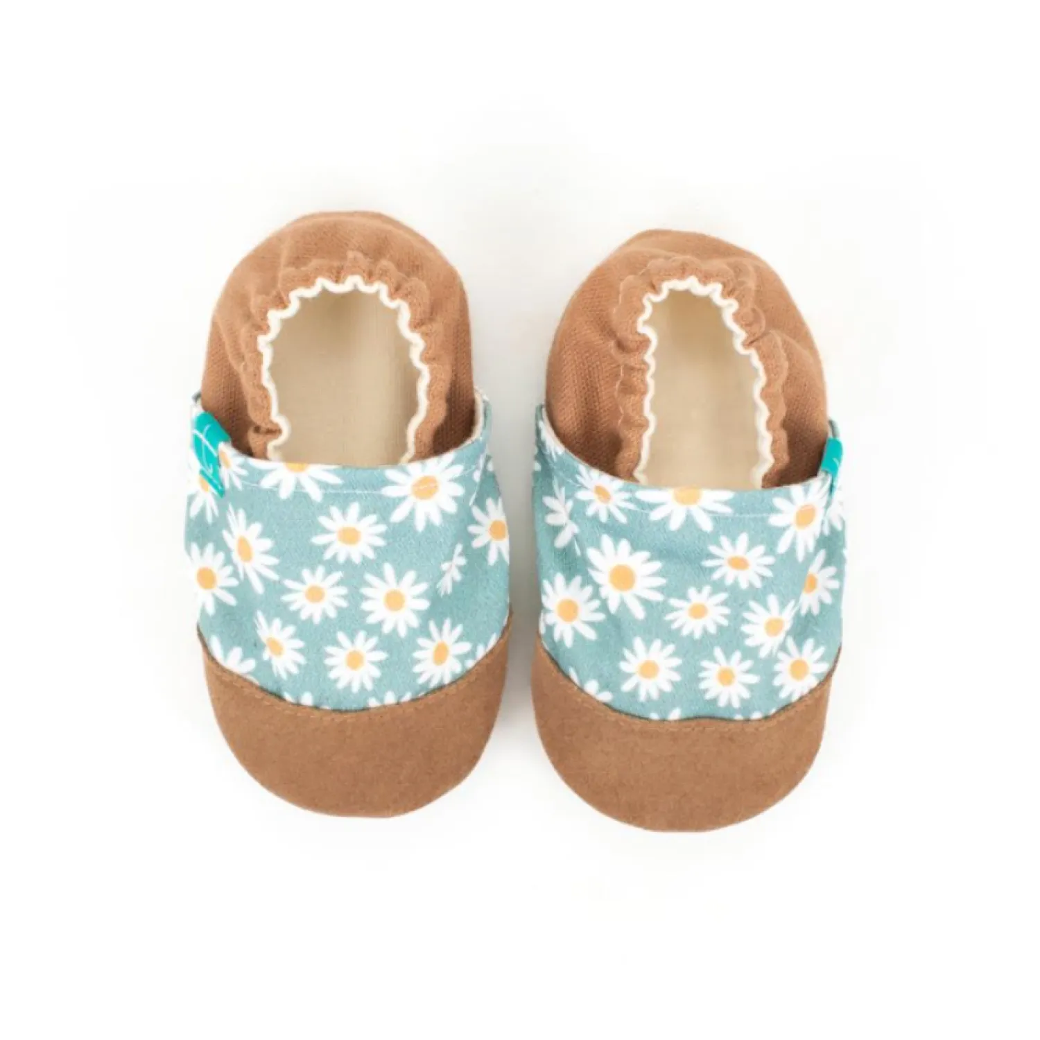 Kapcie Do Przedszkola|Buciki I Kapcie | TITOT Kapcie do domu, żłobka, przedszkola - Blue Daisy