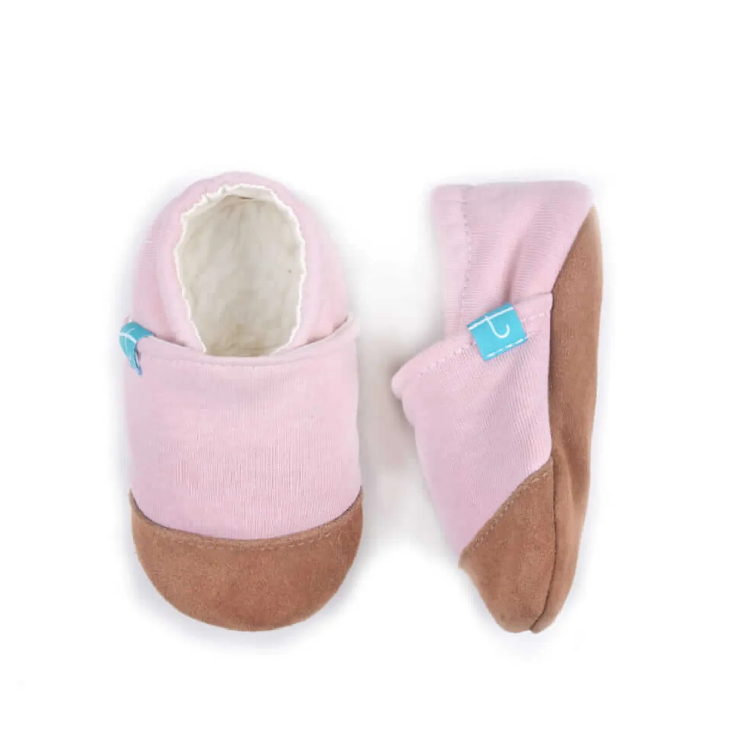Kapcie do domu, żłobka, przedszkola - BLUSH PINK