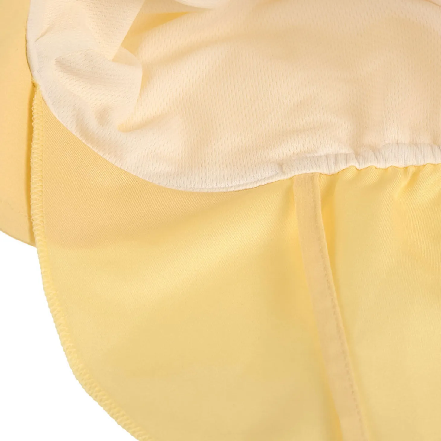 Kapelusz z filtrem UV80 z ochroną karku Splash & Fun - pale yellow