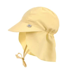 Kapelusz z filtrem UV80 z ochroną karku Splash & Fun - pale yellow
