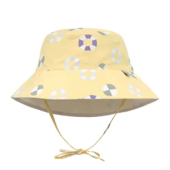Kapelusz z filtrem UV80 z osłoną karku Splash & Fun Ring - pale yellow