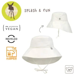 Kapelusz z filtrem UV80 z osłoną karku Splash & Fun sea salt