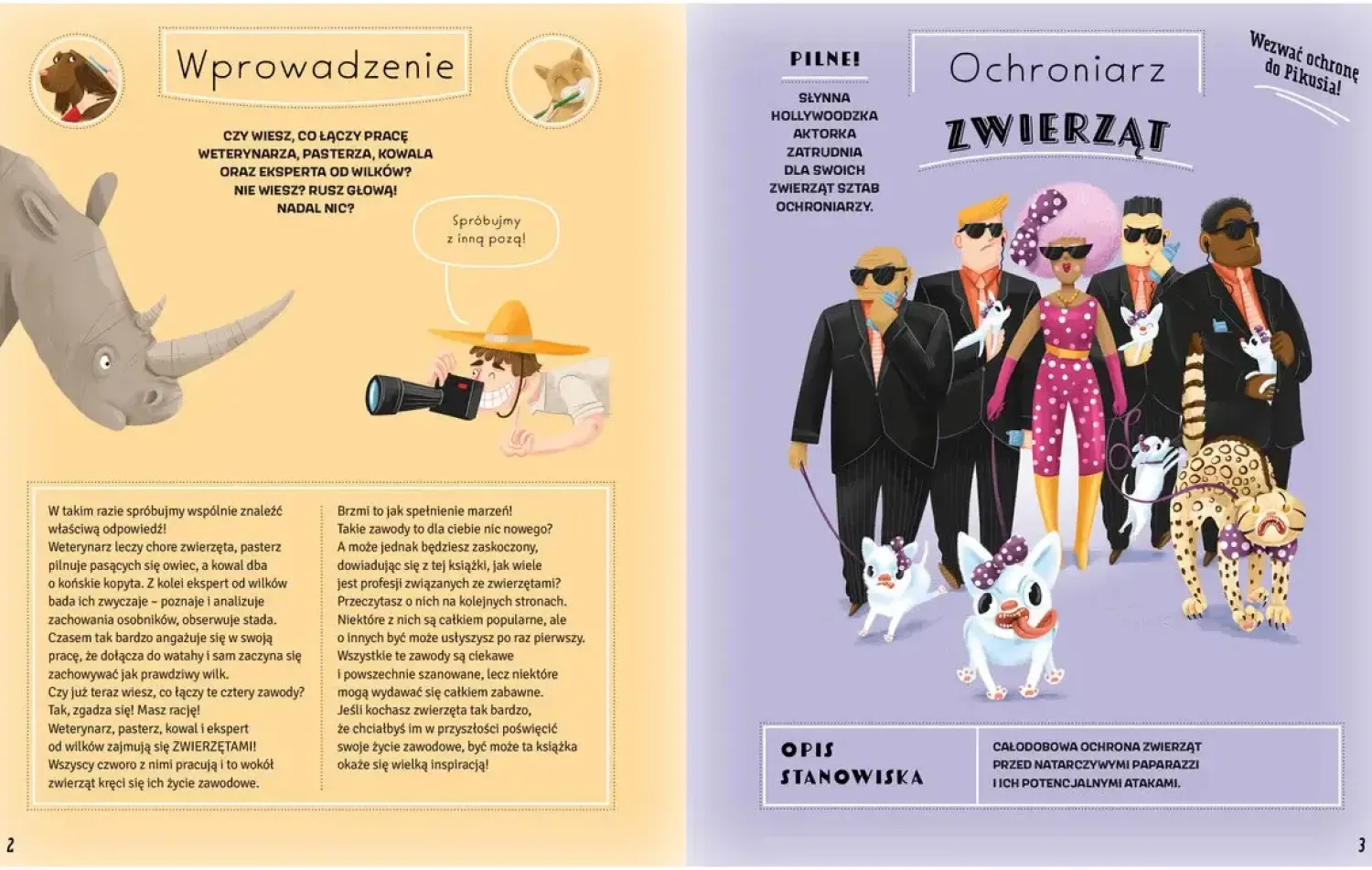 5-8 Lat | Wydawnictwo Zielona Sowa Kariera wśród zwierząt