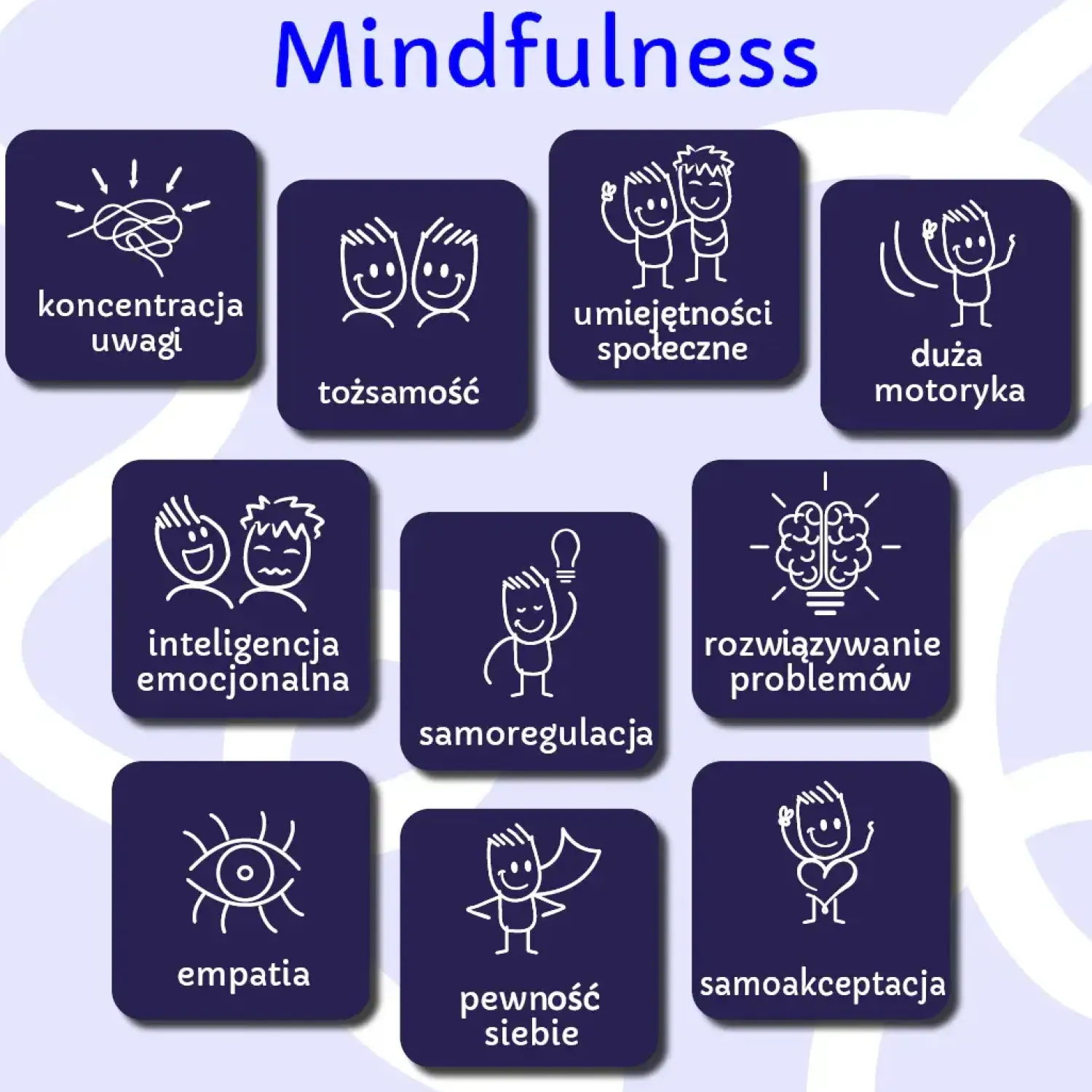 6 Lat+|Aktywizujące | rozwojowa mama Karty do kostki aktywności - mindfulness + mini e-book 4+