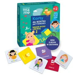 Karty do kostki aktywności - nauka przez zabawę 2 + mini e-book 2+