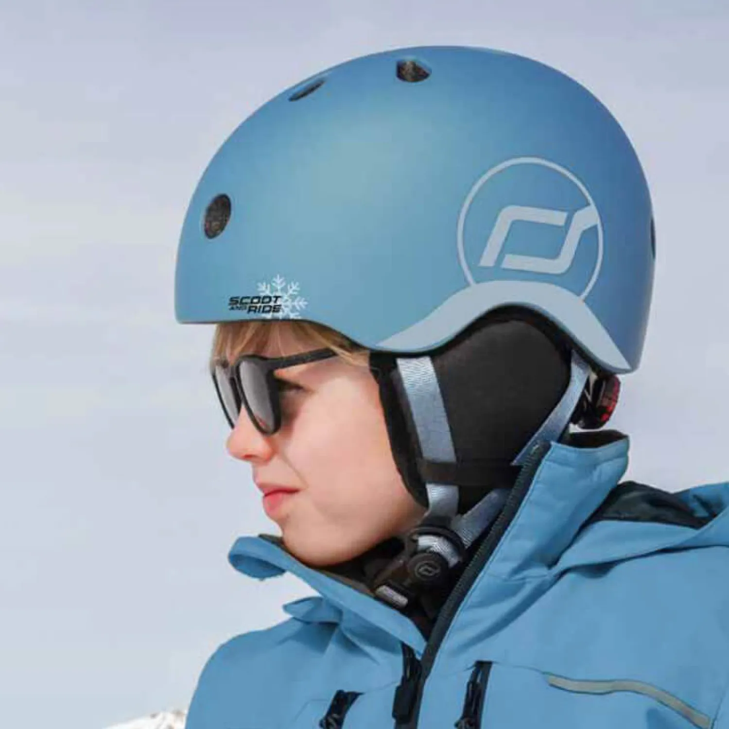 Kaski Dla Dzieci|Przydatne Akcesoria | Scootandride Kask narciarski zimowy XXS-S dzieci 1+ Steel