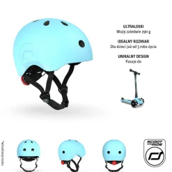 Kaski Dla Dzieci|Przydatne Akcesoria | Scootandride Kask S-M dla dzieci 3+ Blueberry kolekcja Icecream