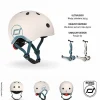 Kaski Dla Dzieci|Przydatne Akcesoria | Scootandride Kask XXS-S dla dzieci 1rż+ Ash
