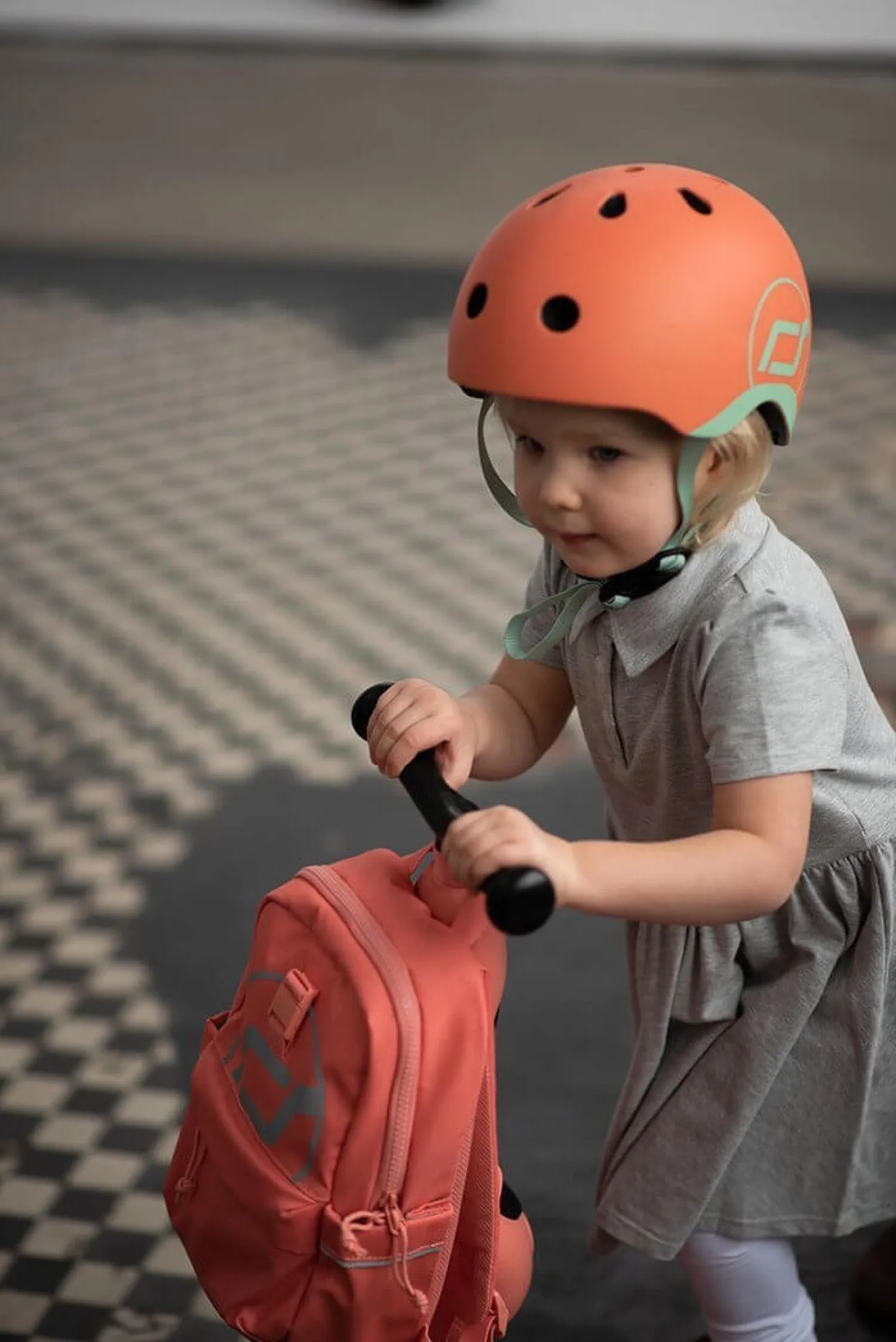 Kaski Dla Dzieci|Przydatne Akcesoria | Scootandride Kask XXS-S dla dzieci 1rż+ Peach