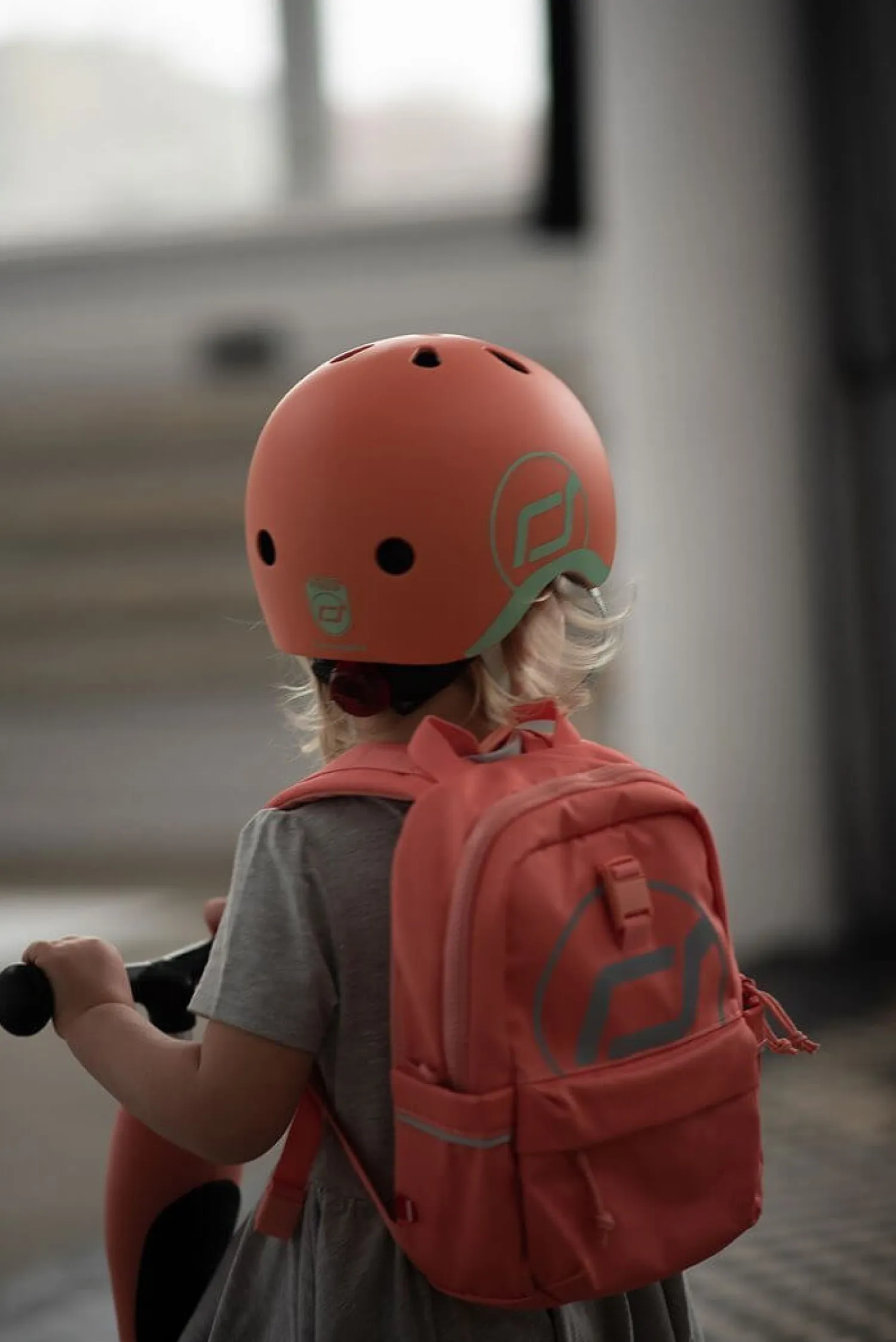 Kaski Dla Dzieci|Przydatne Akcesoria | Scootandride Kask XXS-S dla dzieci 1rż+ Peach