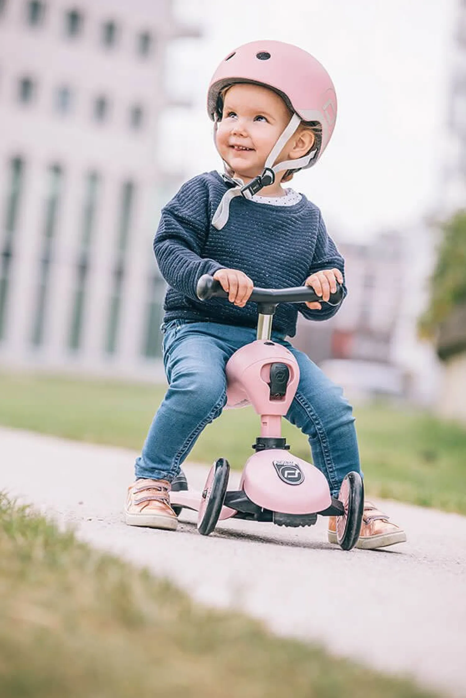 Kaski Dla Dzieci|Przydatne Akcesoria | Scootandride Kask XXS-S dla dzieci 1rż+ Rose