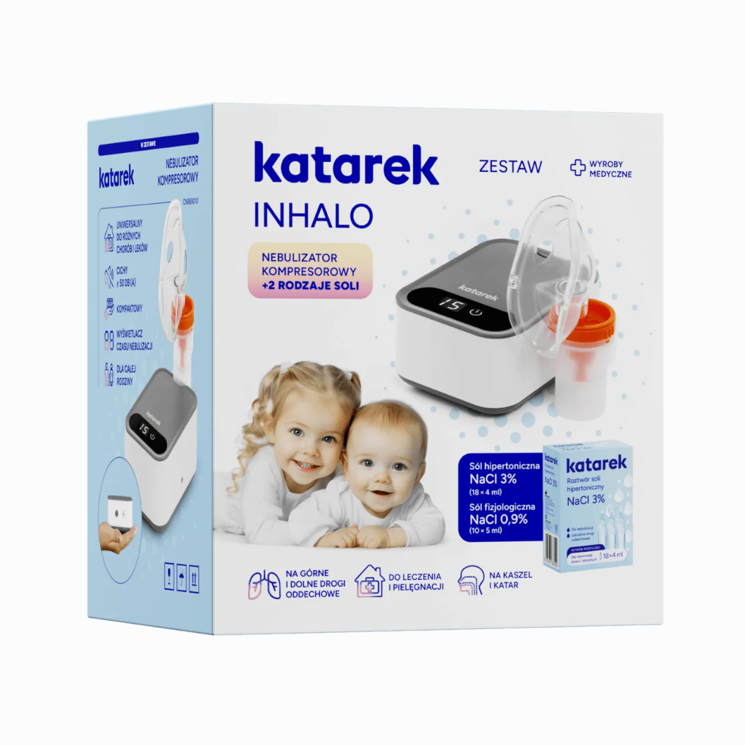 Zdrowie|Zdrowie | Katarek Inhalo - nebulizator z solą fizjologiczną