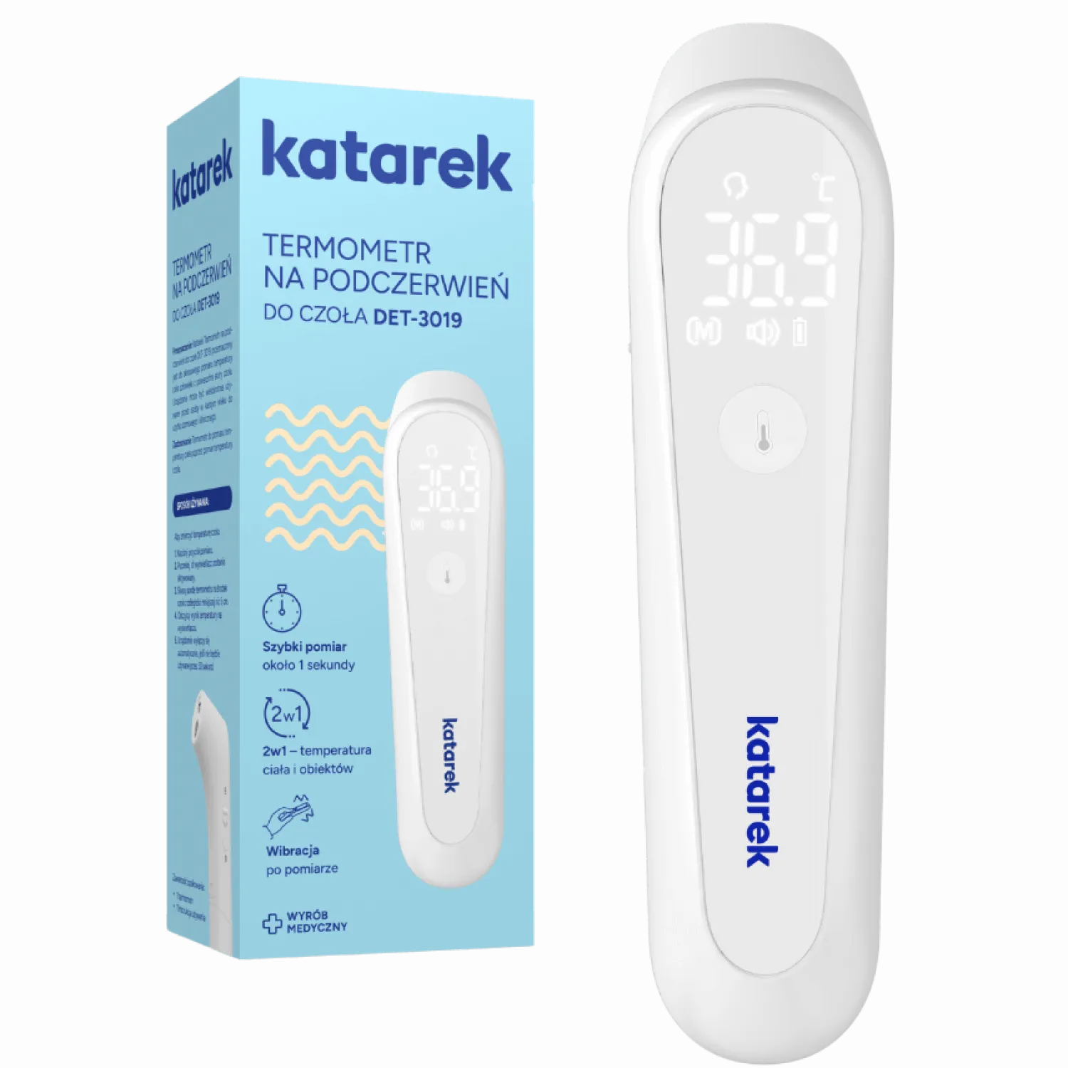 Zdrowie|Zdrowie | Katarek termometr na podczerwień do czoła