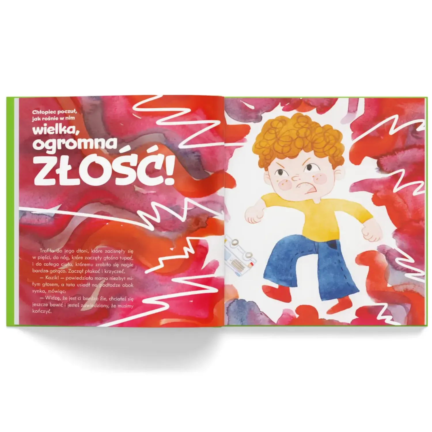 Oswajanie Emocji|5-8 Lat | Wydawnictwo Media Rodzina Kazik czuje złość