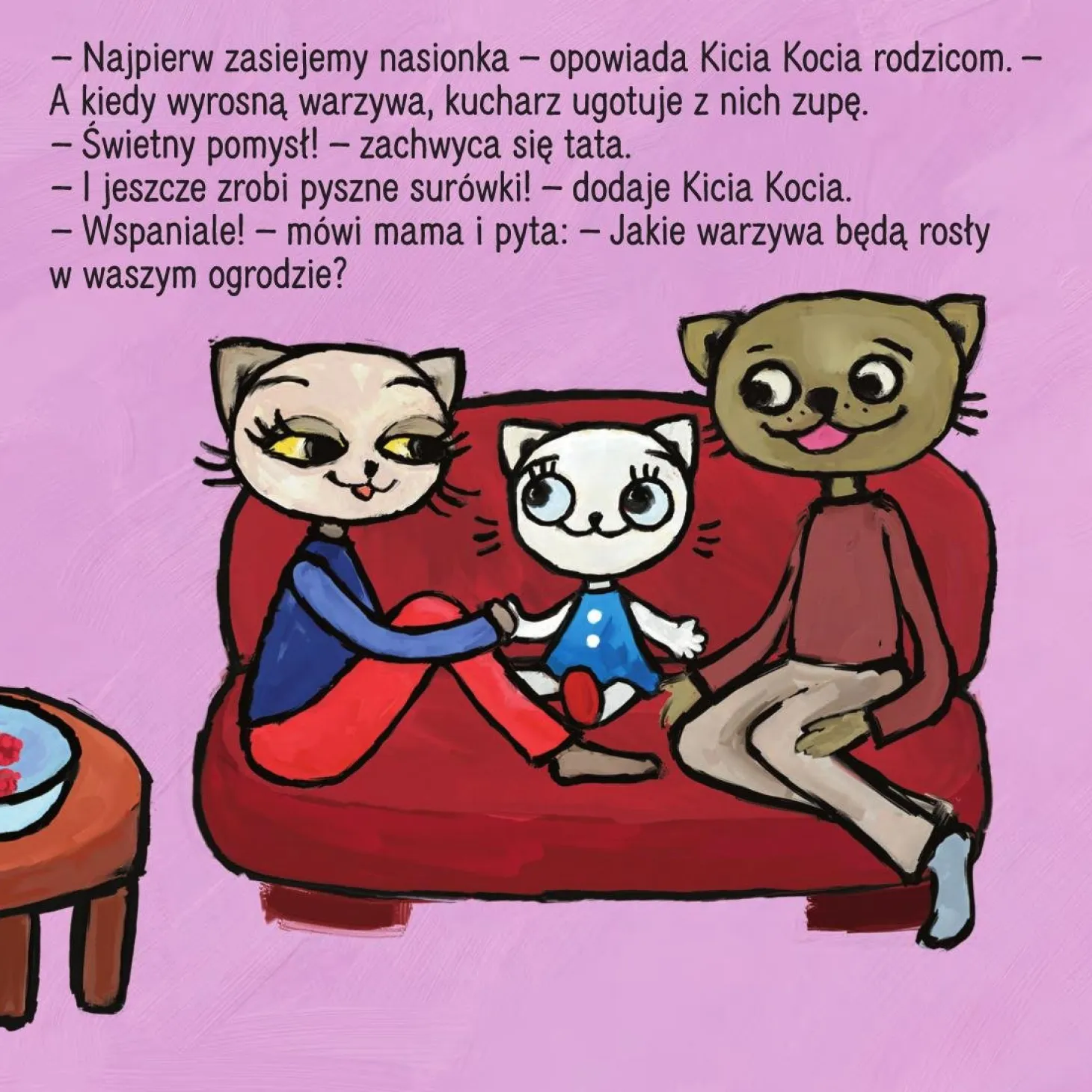 Kicia Kocia. Co zasiejemy w ogródku?