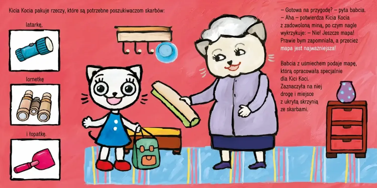 Kicia Kocia|2-5 Lat | Wydawnictwo Media Rodzina Kicia Kocia. Wyprawa po skarb