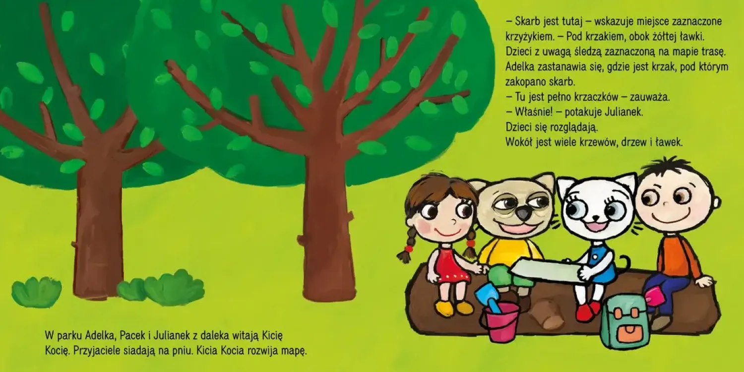 Kicia Kocia|2-5 Lat | Wydawnictwo Media Rodzina Kicia Kocia. Wyprawa po skarb