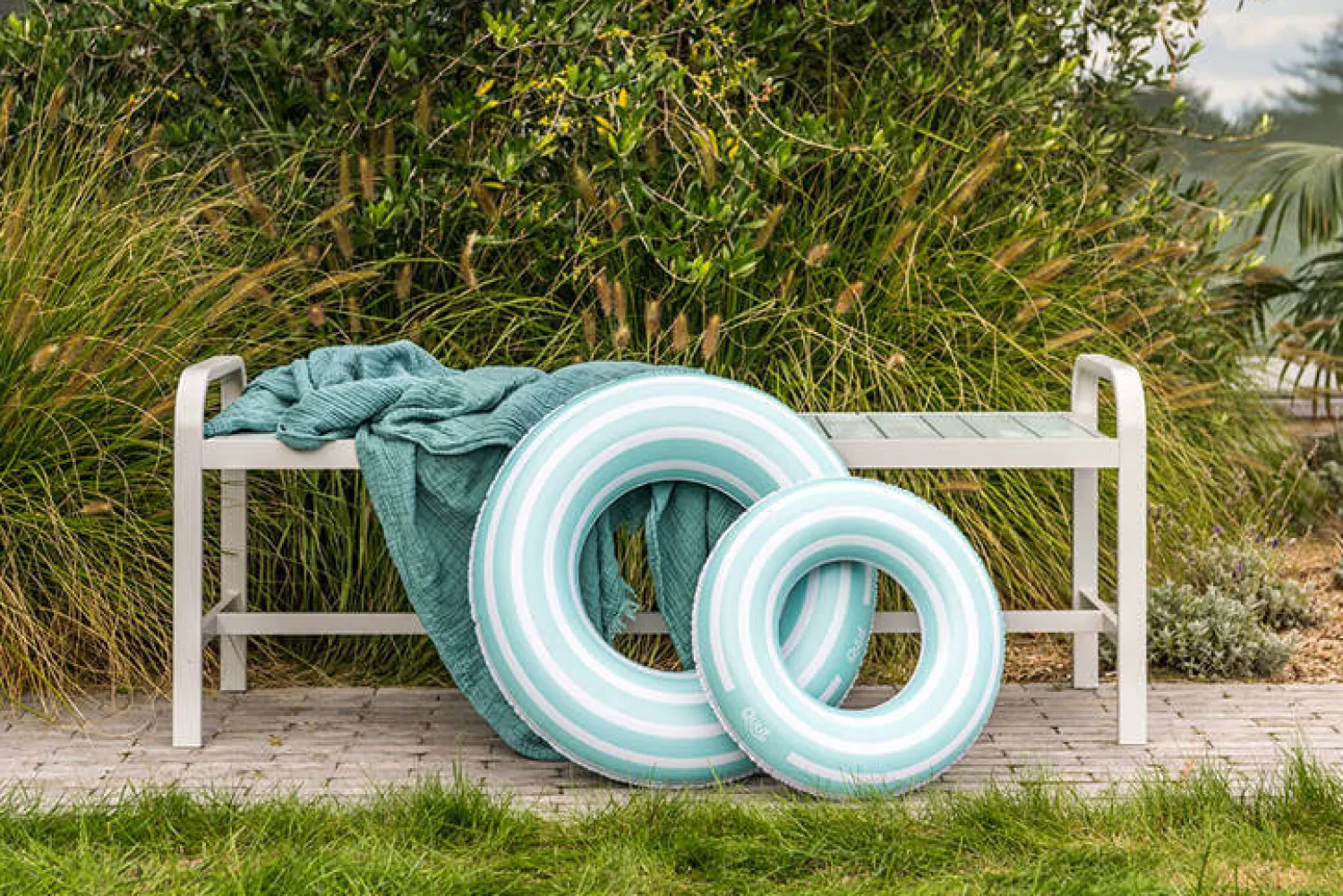Akcesoria Do Pływania | QUUT Kółko do pływania małe Ø 40 cm Garden Green