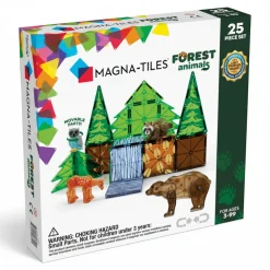 3 Lata +|4 Lata + | Magna-Tiles Klocki Magnetyczne Forest Animals 25 el.