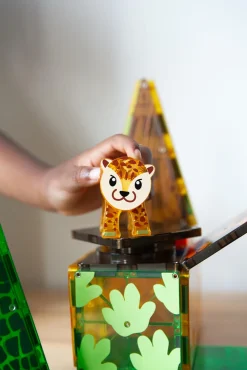 3 Lata +|4 Lata + | Magna-Tiles Klocki Magnetyczne Jungle Animals 25 el.