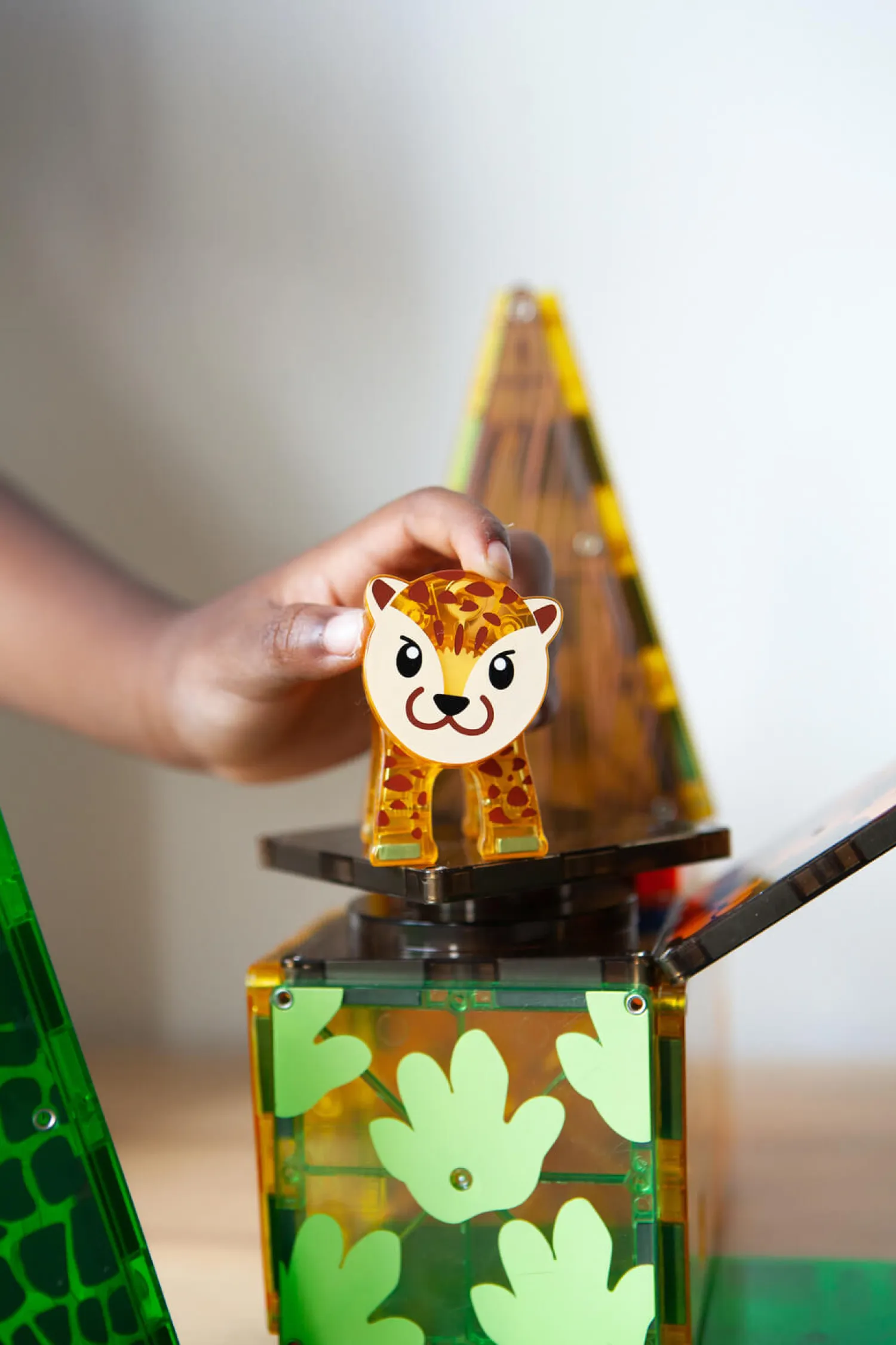 3 Lata +|4 Lata + | Magna-Tiles Klocki Magnetyczne Jungle Animals 25 el.
