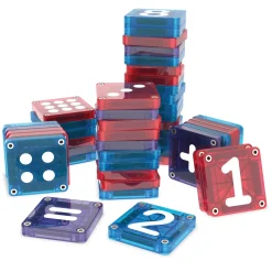 6 Lat+|3 Lata + | Magna-Tiles Klocki Magnetyczne Learn Numbers 56 el.