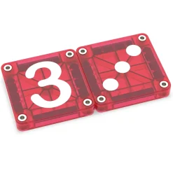 6 Lat+|3 Lata + | Magna-Tiles Klocki Magnetyczne Learn Numbers 56 el.