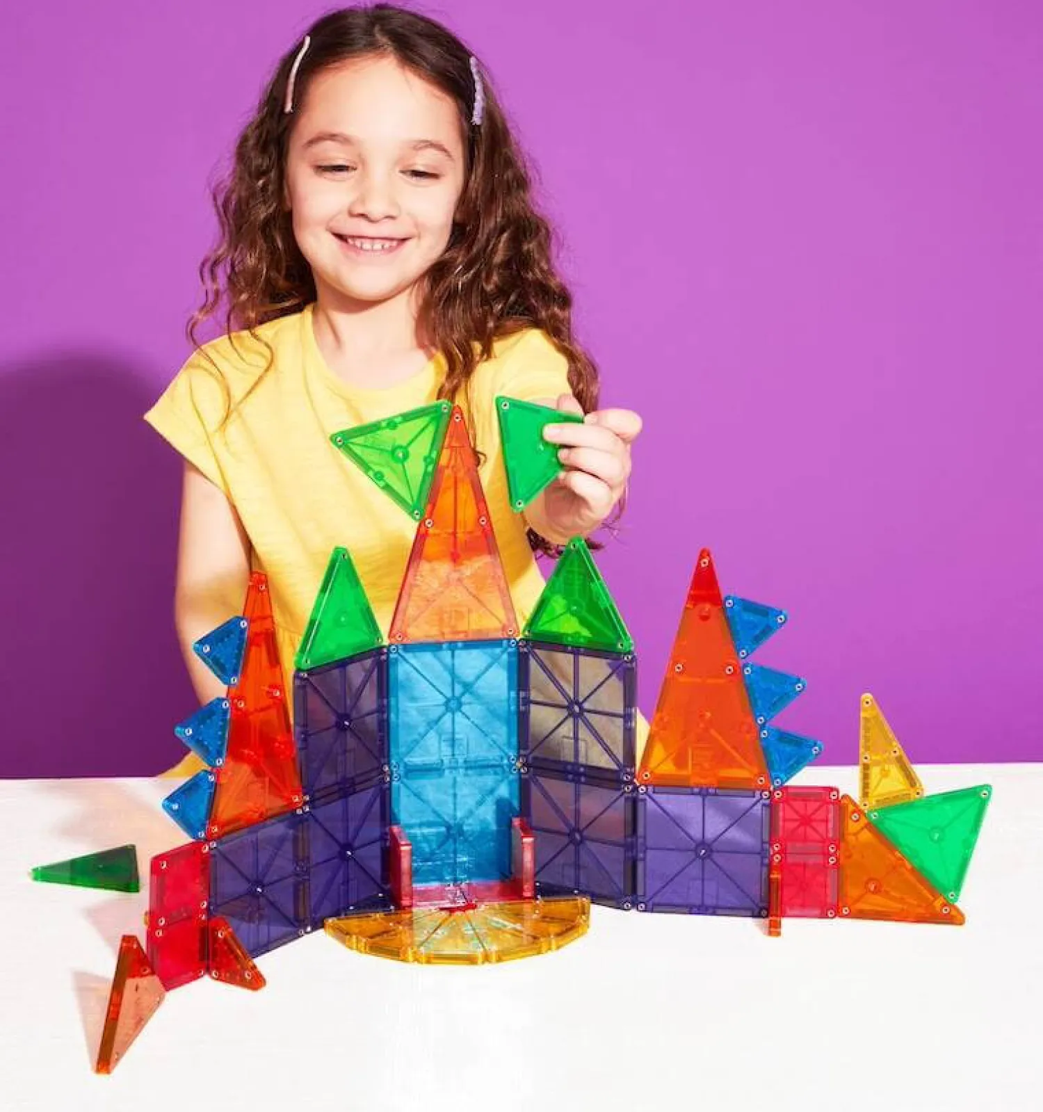3 Lata +|4 Lata + | Magna-Tiles Klocki Magnetyczne microMAGS 46 el. COMBO