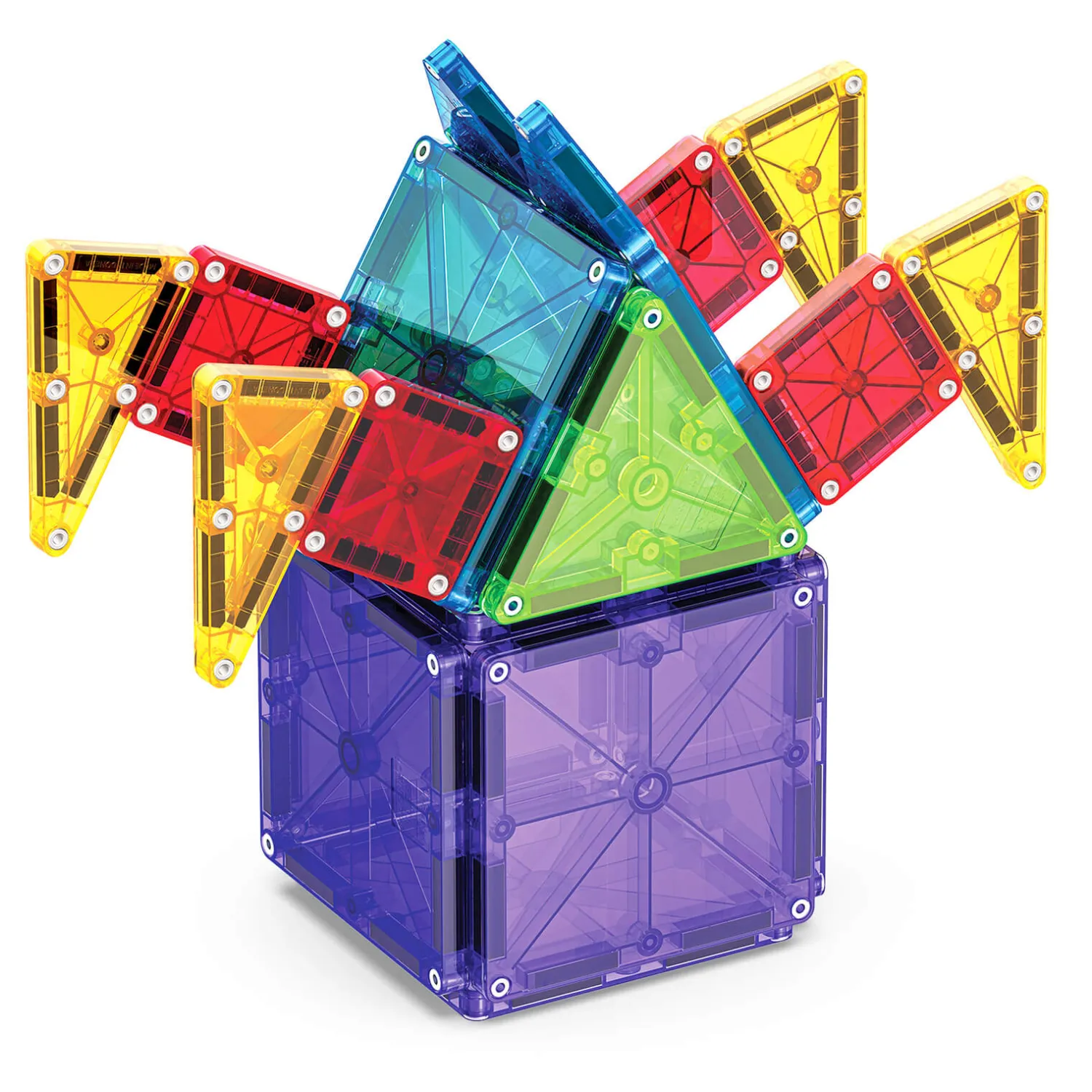 3 Lata +|4 Lata + | Magna-Tiles Klocki Magnetyczne microMAGS 46 el. COMBO