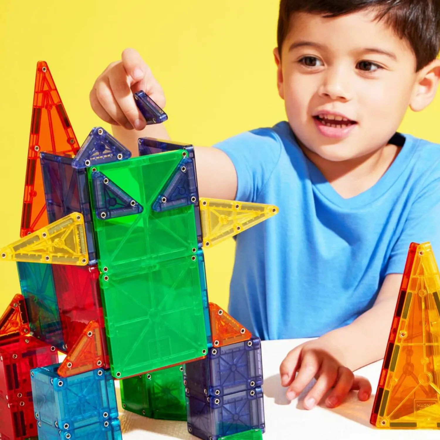 3 Lata +|4 Lata + | Magna-Tiles Klocki Magnetyczne microMAGS 62 el. COMBO