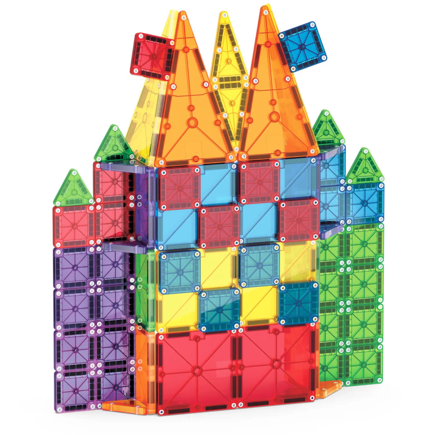 3 Lata +|4 Lata + | Magna-Tiles Klocki Magnetyczne microMAGS 62 el. COMBO