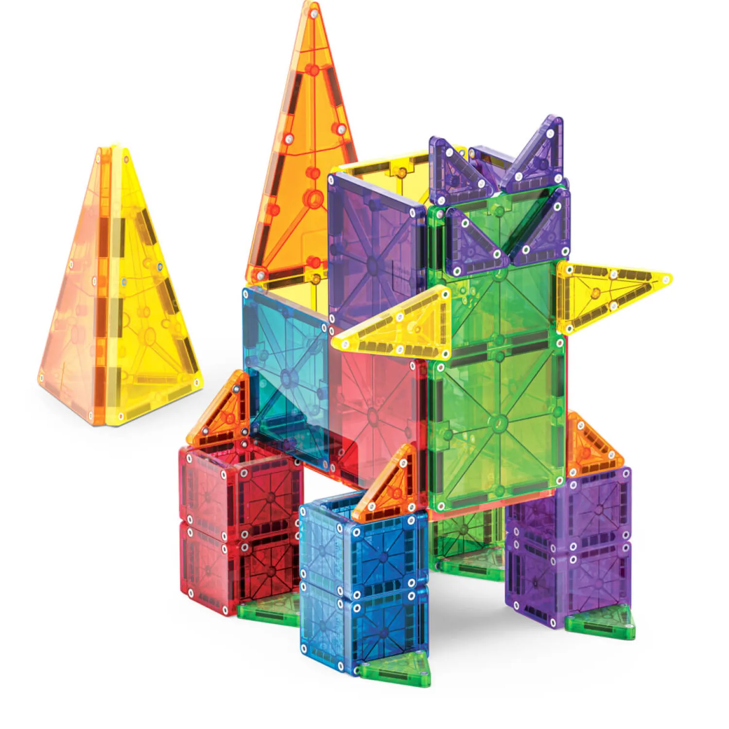 3 Lata +|4 Lata + | Magna-Tiles Klocki Magnetyczne microMAGS 62 el. COMBO