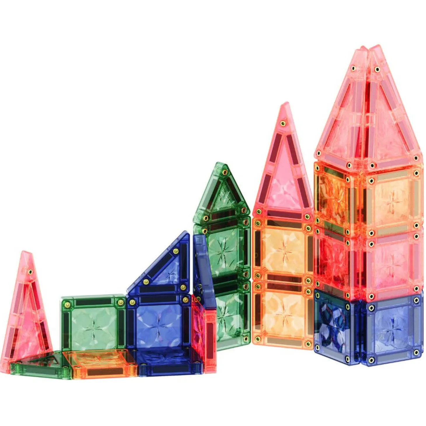 Klocki magnetyczne Mini Tiles Pack Pastel 28 el.