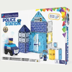 3 Lata +|4 Lata + | Magna-Tiles Klocki Magnetyczne Police Station 35 el.