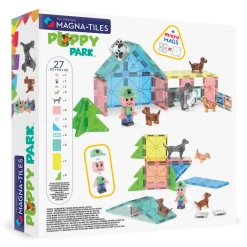 3 Lata +|4 Lata + | Magna-Tiles Klocki Magnetyczne Puppy Park 27 el.