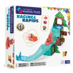 6 Lat+|3 Lata + | Magna-Tiles Klocki Magnetyczne Raging Rapids, 27 el.