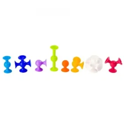 3 Lata +|2 Lata + | Fat Brain Toys Klocki Przyssawki Squigz - zestaw startowy