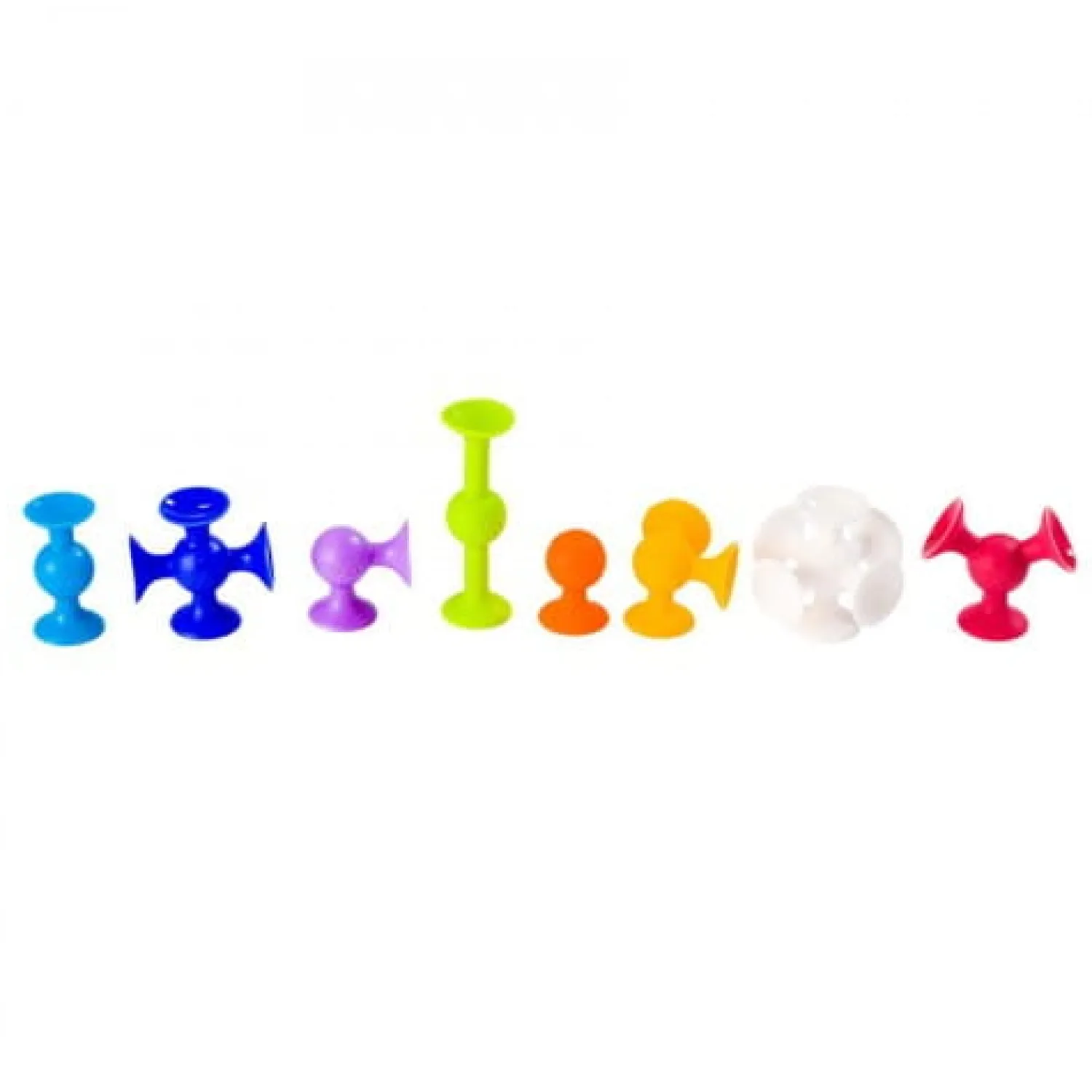 3 Lata +|2 Lata + | Fat Brain Toys Klocki Przyssawki Squigz - zestaw startowy