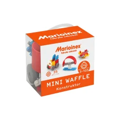 8 Lat+|6 Lat+ | Marioinex Klocki waffle MINI konstruktor chłopiec 35 szt.