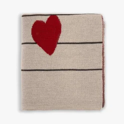Kocyki|Kocyki | The Story Makers Koc merino 80 x 100 cm - sweatheart baby bordowy