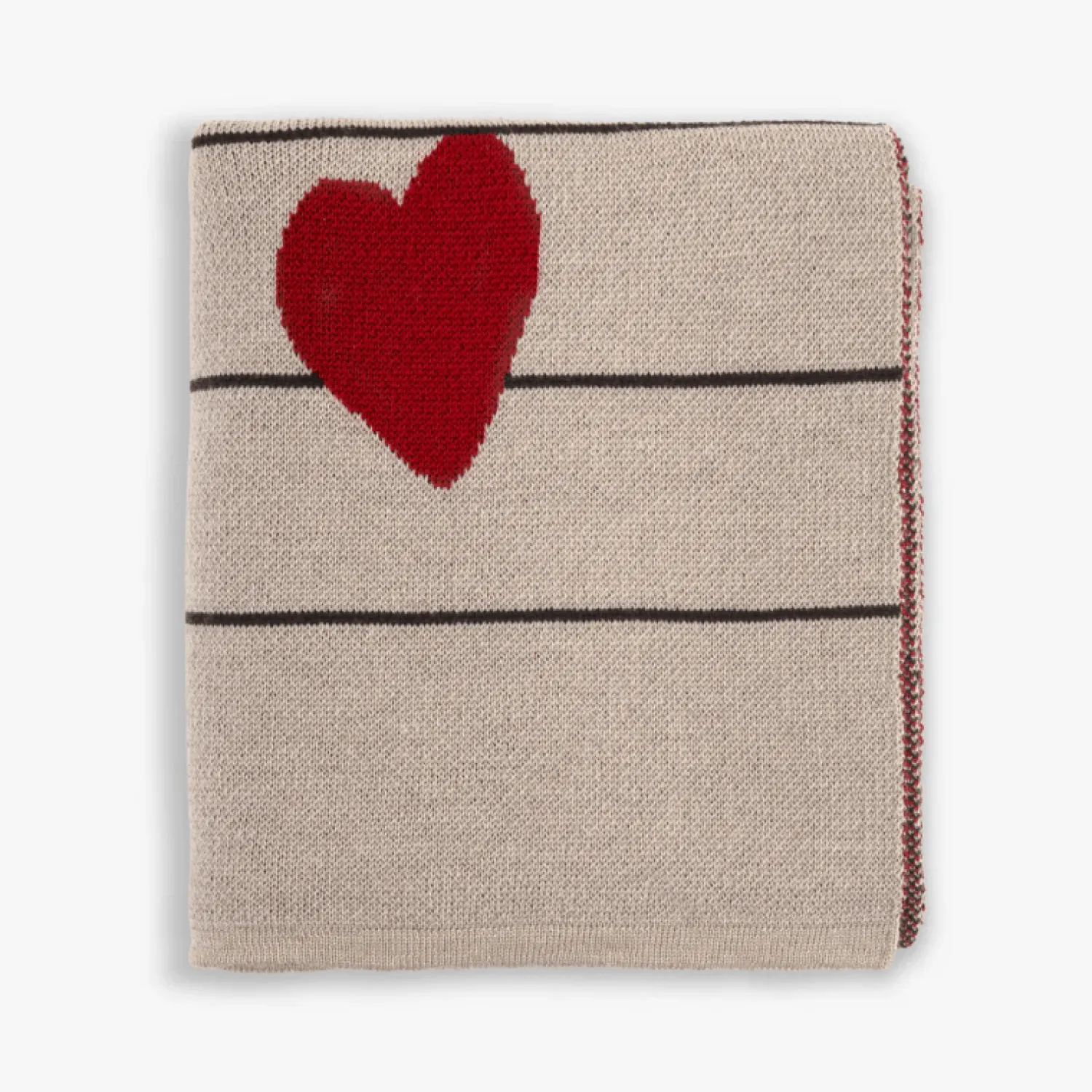 Kocyki|Kocyki | The Story Makers Koc merino 80 x 100 cm - sweatheart baby bordowy