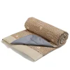 Koc piknikowy z kieszonką, mata do zabawy XXL 180x190 - BANDANA MOCCA