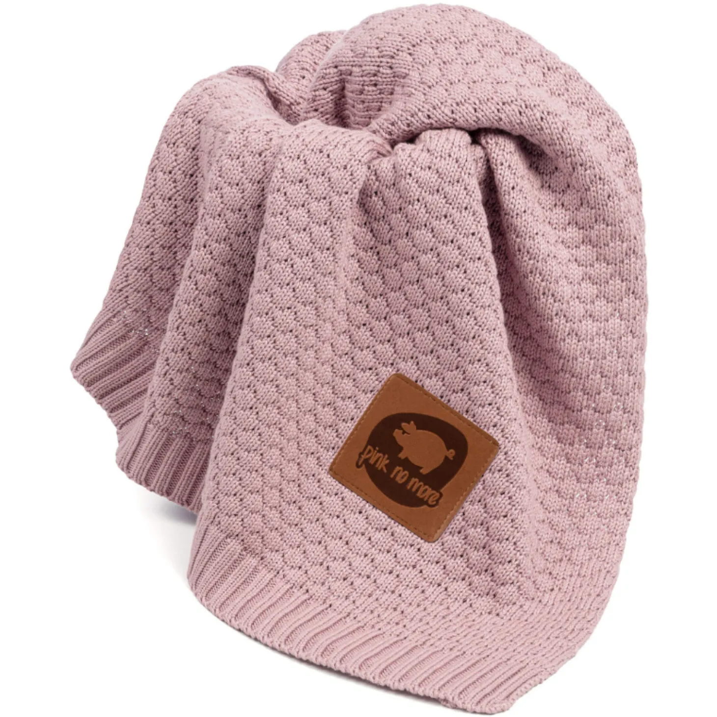 Kocyk BUBBLE dusty pink
