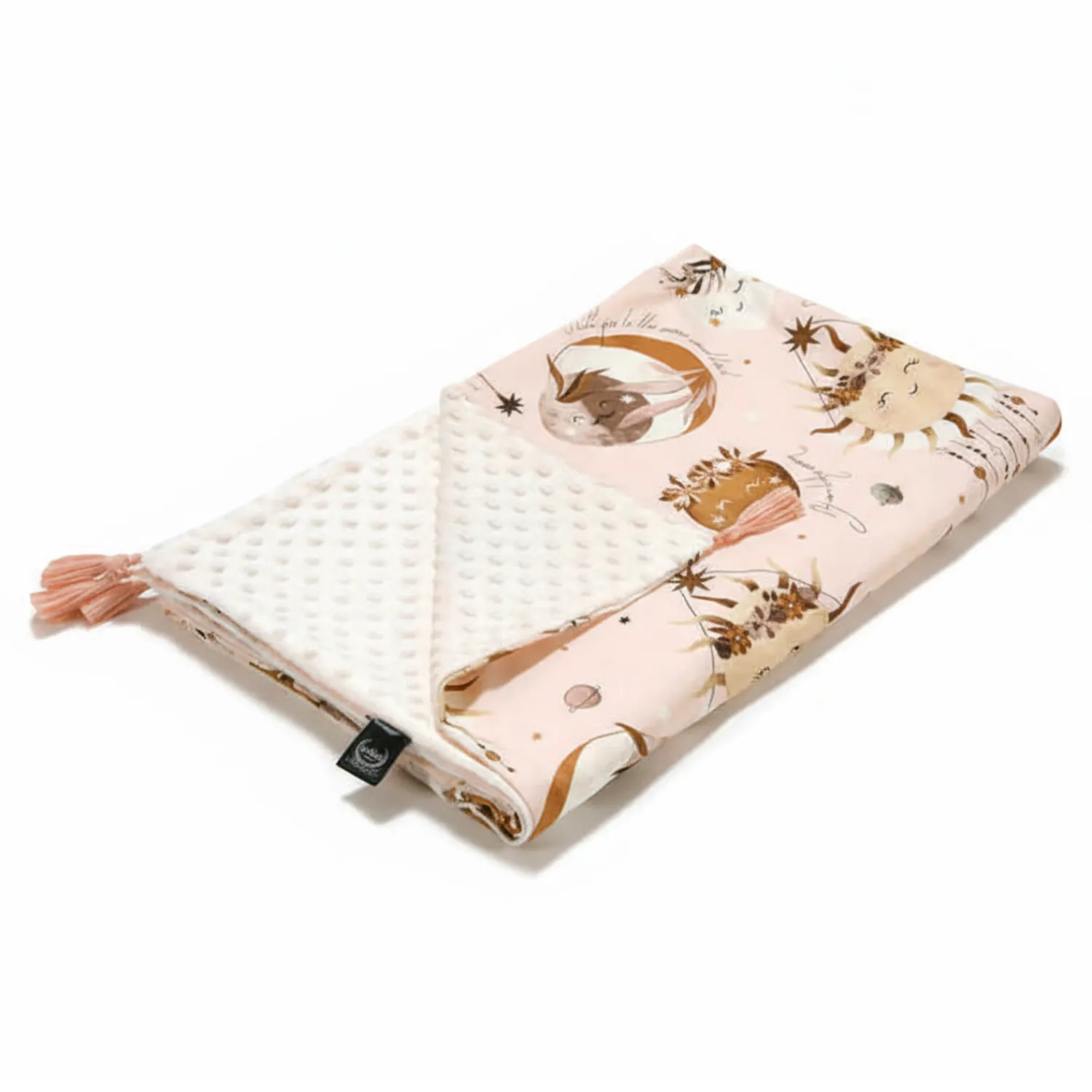 Kocyki | La Millou Kocyk light przedszkolaka by WhatAnnaWears – FLY ME TO THE MOON NUDE, ECRU