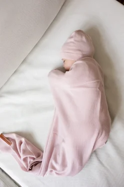 Kocyki|Kocyki | Amori Amori Kocyk Merino Cozy - delikatny róż