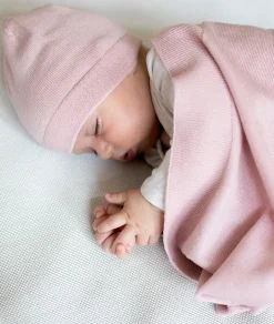 Kocyki|Kocyki | Amori Amori Kocyk Merino Cozy - delikatny róż