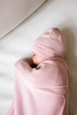 Kocyki|Kocyki | Amori Amori Kocyk Merino Cozy - delikatny róż